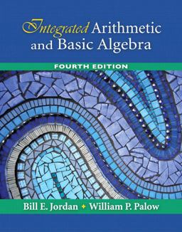 Integrated Arithmetic and Basic Algebra 4th 9780321442550 Front Cover
