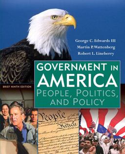 Government in America People, Politics, and Policy 9th 9780321442789 Front Cover