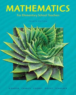 Mathematics for Elementary School Teachers