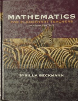 Mathmatics for Elementary School Teachers