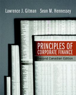 Principles of Corporate Finance, Second Canadian Edition Principles of Corporate Finance, Second Canadian Edition