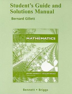 Student's Study Guide and Solutions Manual for Using and Understanding Mathematics