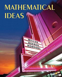 Mathematical Ideas, Books a la Carte Edition