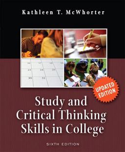 Study and Critical Thinking Skills in College