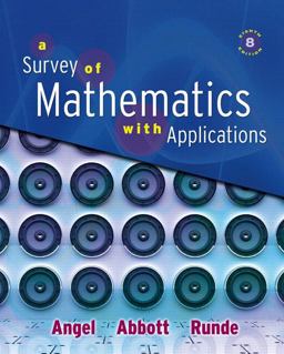 Survey of Mathematics with Applications 8th 9780321501073 Front Cover