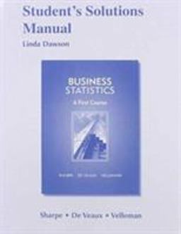 Student Solutions Manual for Business Statistics