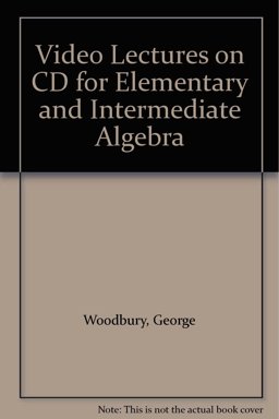 Video Lectures on CD for Elementary and Intermediate Algebra