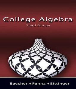 College Algebra a la Carte Plus