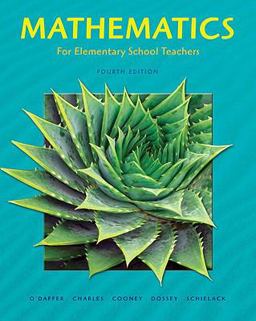 Mathematics for Elementary School Teachers Value Pack (includes MyMathLab/MyStatLab Student Access Kit and Student's Solutions Manual)
