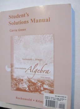 Intermediate Algebra with Applications and Visualization