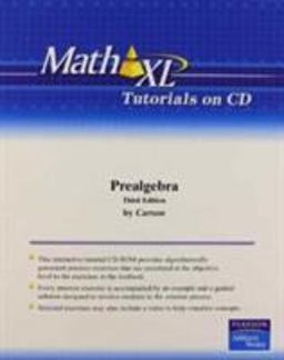 MathXL Tutorials on CD for Prealgebra