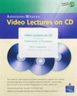 Video Lectures on CD with Optional Captioning for Fundamentals of Precalculus