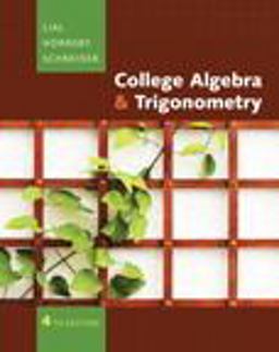 College Algebra and Trigonometry Value Pack (includes MyMathLab/MyStatLab Student Access Kit and Student Solutions Manual for College Algebra and Trigonometry/Precalculus)