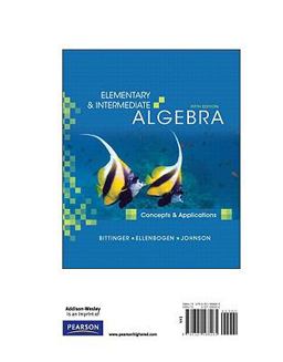 Elementary and Intermediate Algebra