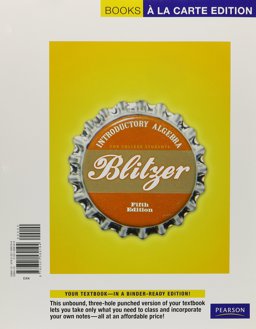 Introductory Algebra for College Students, Books a la Carte Edition