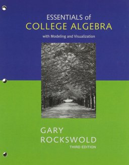Essentials of College Algebra, Books a la Carte Edition