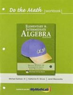Do the Math Workbook (component) for Elementary and Intermediate Algebra
