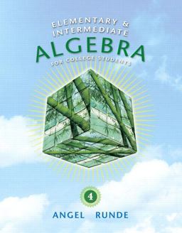 Elementary and Intermediate Algebra for College Students 4th 9780321620927 Front Cover