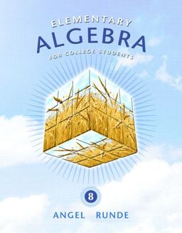 Elementary Algebra for College Students 8th 9780321620934 Front Cover