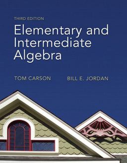 Elementary and Intermediate Algebra 3rd 9780321621092 Front Cover