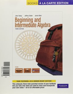 Beginning and Intermediate Algebra, Books a la Carte Edition