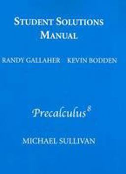 Student Solutions Manual for Precalculus