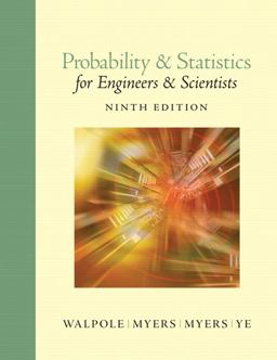 Probability and Statistics for Engineers and Scientists 9th 9780321629111 Front Cover