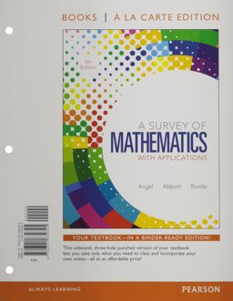 Survey of Mathematics with Applications