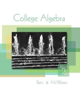College Algebra 2nd 9780321640314 Front Cover