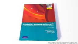 Introductory Mathematical Analysis for Business, Economics, and the Life and Social Sciences International Edition 13th 9780321643889 Front Cover
