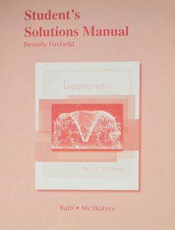Student Solutions Manual for Trigonometry