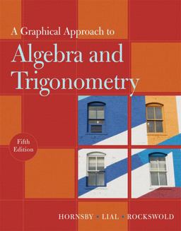 Graphical Approach to Algebra and Trigonometry 5th 9780321644725 Front Cover