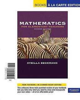 Mathematics for Elementary Teachers