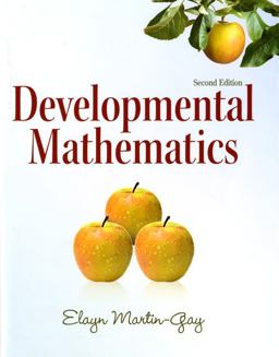 Developmental Mathematics 2nd 9780321652744 Front Cover