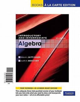 Introductory and Intermediate Algebra 4th 9780321654281 Front Cover