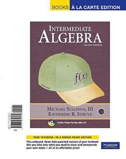 Intermediate Algebra, Books a la Carte Edition