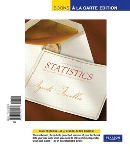 Statistical Methods for the Social Sciences, Books a la Carte Edition