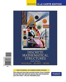Discrete Mathematical Structures, Books a la Carte Edition