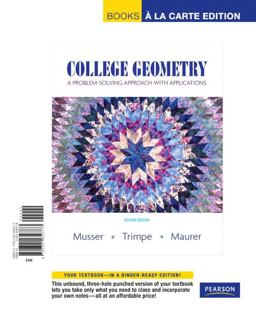 College Geometry A Problem Solving Approach with Applications, Books a la Carte Edition 2nd 9780321656773 Front Cover