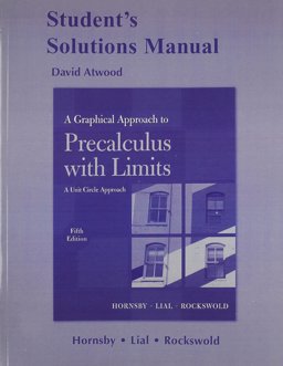 Graphical Approach to Precalculus with Limits
