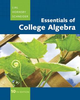 Essentials of College Algebra
