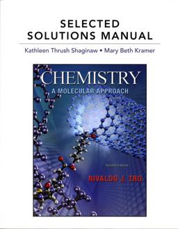 Selected Solutions Manual for Chemistry A Molecular Approach 2nd 9780321667540 Front Cover