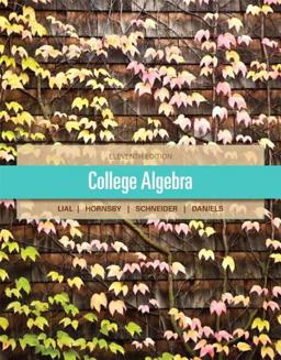 College Algebra 11th 9780321671790 Front Cover