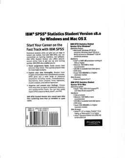 IBM® SPSS® Statistics Student Version 18. 0 for Windows and Mac OS X