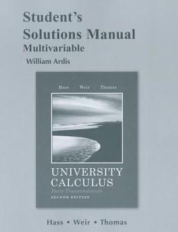 University Calculus, Early Transcendentals, Multivariable