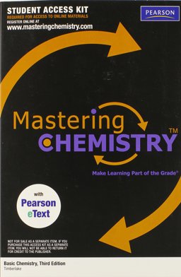 Masteringchemistry and Reg; with Pearson Etext Student Access Kit for Basic Chemistry (Me Component)