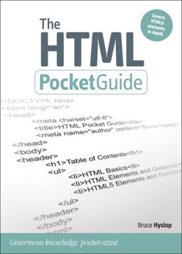 HTML Pocket Guide  9780321699749 Front Cover