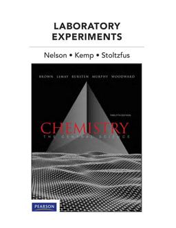 Laboratory Experiments for Chemistry The Central Science 12th 9780321705020 Front Cover