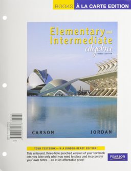 Elementary and Intermediate Algebra