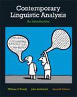 Contemporary Linguistic Analysis